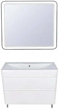 Тумба под раковину Style Line Атлантика 100, Люкс антискрейч, PLUS СС-00000692 Тумба под раковину Style Line Атлантика 100, Люкс антискрейч, PLUS СС-00000692