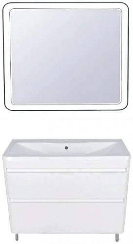 Тумба под раковину Style Line Атлантика 100, Люкс антискрейч, PLUS СС-00000692 Тумба под раковину Style Line Атлантика 100, Люкс антискрейч, PLUS СС-00000692