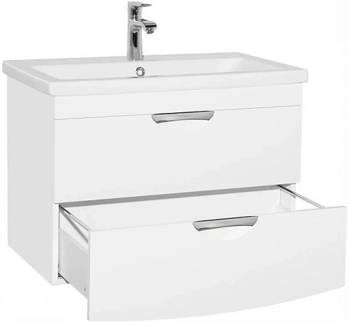 Тумба под раковину Style Line Жасмин 2 (2 ящ.), Комо 80, Люкс белая, PLUS ЛС-000010037 Тумба под раковину Style Line Жасмин 2 (2 ящ.), Комо 80, Люкс белая, PLUS ЛС-000010037