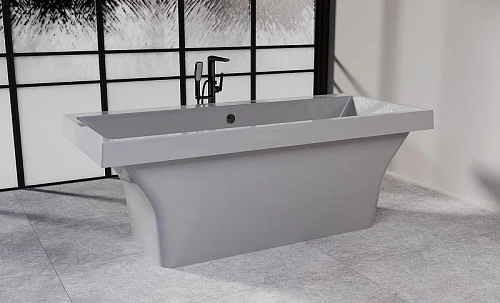 Ванна из искусственного камня Astra-Form Капри, белая 01010034 Ванна из искусственного камня Astra-Form Капри, белая 01010034