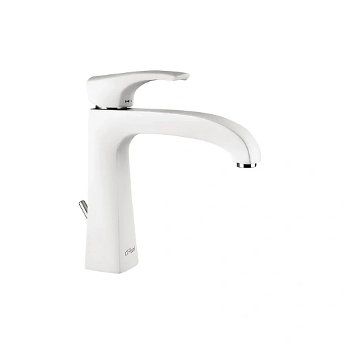 Смеситель для раковины Paini Lady 89BY211KM с донным клапаном, белый Смеситель для раковины Paini Lady 89BY211KM с донным клапаном, белый