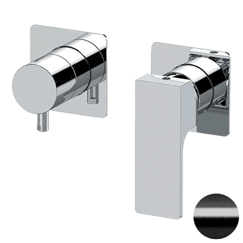 Смеситель для душа Remer Absolute AU92ZPWBCFP, черный брашированный хром Смеситель для душа Remer Absolute AU92ZPWBCFP, черный брашированный хром