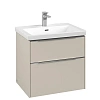 Тумба под раковину Villeroy &amp; Boch Subway 3.0 Cashmere Grey / Cashmere Grey C57600VN