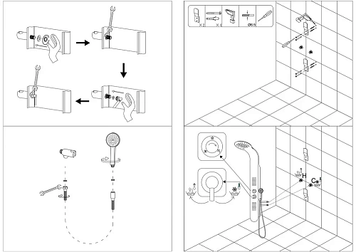 Душевая панель Taliente A03 140x20см, белый/хром, без излива TA-G-A03Wcr Душевая панель Taliente A03 140x20см, белый/хром, без излива TA-G-A03Wcr