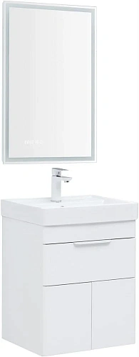 Тумба под раковину Aquanet Ирис new 50 белый глянец (1 ящик, 2 дверцы) 00310147 Тумба под раковину Aquanet Ирис new 50 белый глянец (1 ящик, 2 дверцы) 00310147