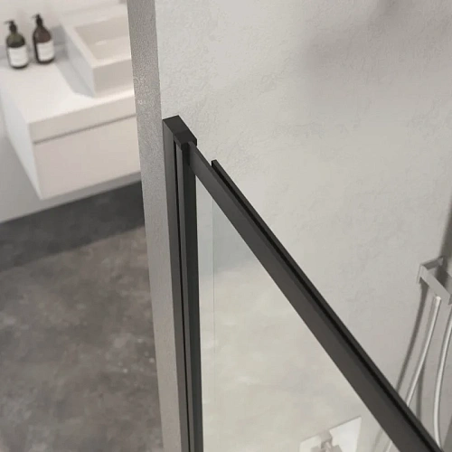 Шторка на ванну BERGES RIVER S Slider Black 980 065015 Шторка на ванну BERGES RIVER S Slider Black 980 065015