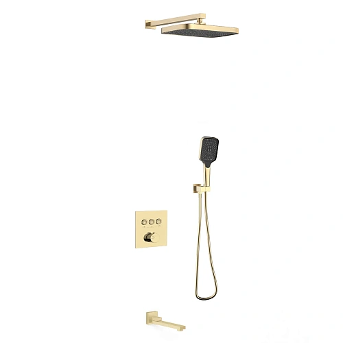 Душевая система Vincea VSFW-4311BG встраиваемая, 3 режима, брашированное золото Душевая система Vincea VSFW-4311BG встраиваемая, 3 режима, брашированное золото