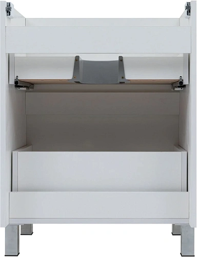 Тумба под раковину Aquanet Вега 60 00344121 напольная, белый глянец Тумба под раковину Aquanet Вега 60 00344121 напольная, белый глянец