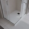 Душевой поддон BelBagno UNO TRAY-MR-UNO-AH-120/80-35-W-CR из искусственного мрамора с сифоном Душевой поддон BelBagno UNO TRAY-MR-UNO-AH-120/80-35-W-CR из искусственного мрамора с сифоном