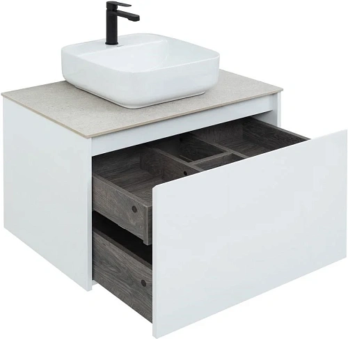 Тумба под раковину Aquanet Nova Lite 75 белый (1 ящик) 00242275 Тумба под раковину Aquanet Nova Lite 75 белый (1 ящик) 00242275