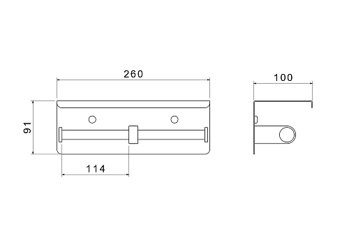 Держатель туалетной бумаги Aquatek Оберон AQ4909BG золото шлифованное Держатель туалетной бумаги Aquatek Оберон AQ4909BG золото шлифованное