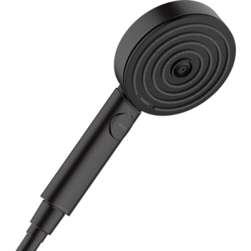 Душевая лейка Hansgrohe 105 3jet Relaxation EcoSmart 24111670, матовый черный Душевая лейка Hansgrohe 105 3jet Relaxation EcoSmart 24111670, матовый черный