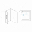 Боковая стенка RGW Z-42 300 мм 03064230-11 хром Боковая стенка RGW Z-42 300 мм 03064230-11 хром