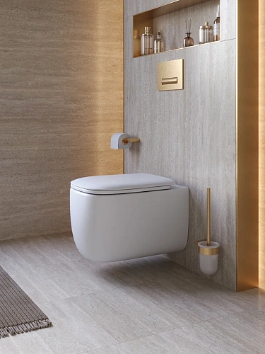 Унитаз подвесной CEZARES COMFORT CZR-380-TH-TOR/SC безободковый с сиденьем Унитаз подвесной CEZARES COMFORT CZR-380-TH-TOR/SC безободковый с сиденьем