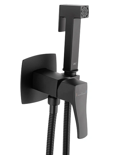 Гигиенический душ Wonzon & Woghand FLEX черный матовый (WW-88829072-MB) Гигиенический душ Wonzon & Woghand FLEX черный матовый (WW-88829072-MB)