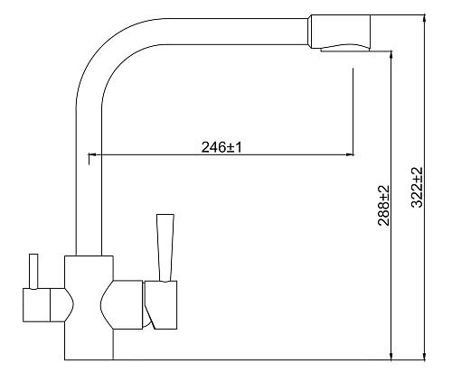 Смеситель для кухни Kaiser Merkur 26044-11 Beige бежевый мрамор под фильтр Смеситель для кухни Kaiser Merkur 26044-11 Beige бежевый мрамор под фильтр