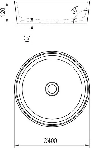 Раковина Ravak Moon 1 без перелива XJN01300000 Раковина Ravak Moon 1 без перелива XJN01300000