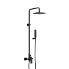 Душевая система EXCELLENT Rain Keria AREX.2081BL (черный мат) наружного монтажа