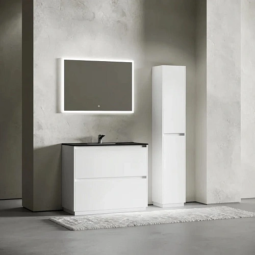 Тумба под раковину Sancos Libra Floor LB100FW напольная, 990х450х840 белый глянец Тумба под раковину Sancos Libra Floor LB100FW напольная, 990х450х840 белый глянец