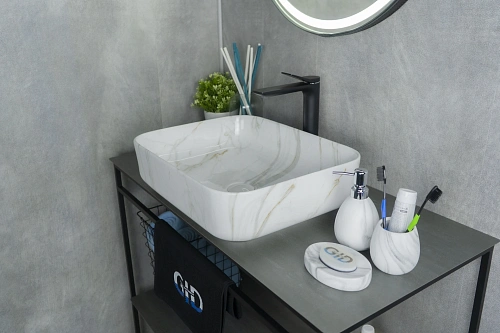 Раковина Gid Mnc190 54426 накладная под камень глянцевая 50x39x13 Раковина Gid Mnc190 54426 накладная под камень глянцевая 50x39x13