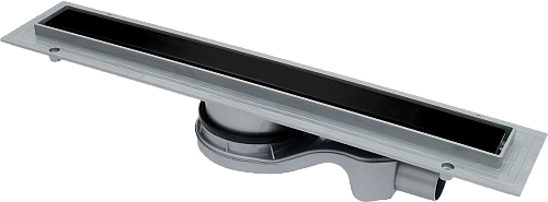 Душевой уголок DIWO Псков 90x90 черный матовый с линейным трапом CK DRAIN 1105-00155 55 см и Душевой 594701 Душевой уголок DIWO Псков 90x90 черный матовый с линейным трапом CK DRAIN 1105-00155 55 см и Душевой 594701