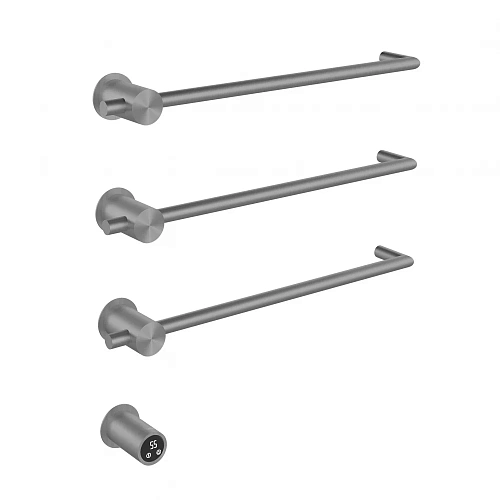 Полотенцесушитель электрический ABBER Charme AH4003BST сталь брашированная Полотенцесушитель электрический ABBER Charme AH4003BST сталь брашированная