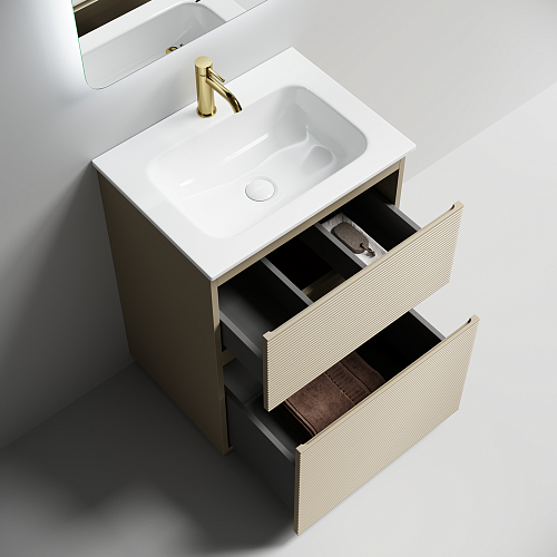 Тумба под раковину SANCOS Folk Floor FL60FCP 590х445х850 капучино, напольная Тумба под раковину SANCOS Folk Floor FL60FCP 590х445х850 капучино, напольная