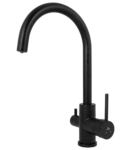 Смеситель для кухни Kaiser Merkur 26744-12 Black SandBeige боковой под фильтр R-излив черный мрамор Смеситель для кухни Kaiser Merkur 26744-12 Black SandBeige боковой под фильтр R-излив черный мрамор