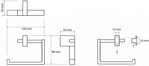 Держатель туалетной бумаги Bemeta GAMMA 145812022 Держатель туалетной бумаги Bemeta GAMMA 145812022