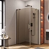 Душевой уголок CEZARES SLIDER-AH-1-100-70/80-BR-GM 70-80x100см стекло тонированное (бронза), профиль оружейная сталь Душевой уголок CEZARES SLIDER-AH-1-100-70/80-BR-GM 70-80x100см стекло тонированное (бронза), профиль оружейная сталь