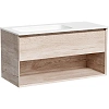 Тумба под раковину Sancos Marmi 1.0 MR1.0100LEG левая, 995х445х520, дуб галифакс натуральный, подвесная Тумба под раковину Sancos Marmi 1.0 MR1.0100LEG левая, 995х445х520, дуб галифакс натуральный, подвесная