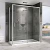 Душевой уголок ABBER Komfort AG93140-S92 140x90 см универсальный, профиль хром, стекло прозрачное Душевой уголок ABBER Komfort AG93140-S92 140x90 см универсальный, профиль хром, стекло прозрачное