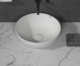 Детальная картинка товара «раковина boheme corian 879-35 круглая матовая, slim 35см 350x350x125»