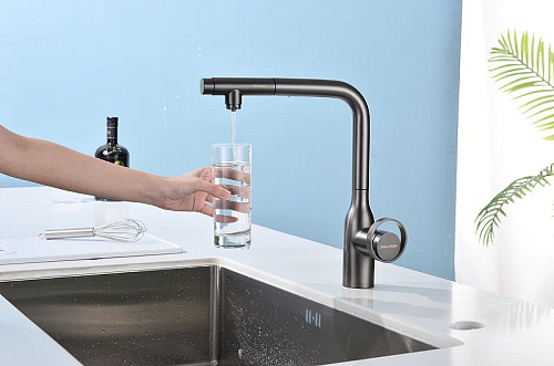 Смеситель для кухни Paulmark URBAN брашированная сталь Ur213104-BS Смеситель для кухни Paulmark URBAN брашированная сталь Ur213104-BS