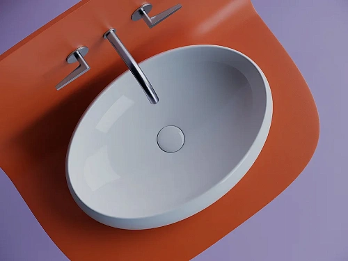 Раковина Ceramica Nova ELEMENT CN5033 белый накладная Раковина Ceramica Nova ELEMENT CN5033 белый накладная