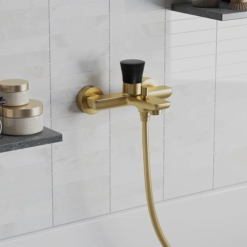 Смеситель для ванны Paini Domus 18PJ111PZ18GJAPI матовое золото Смеситель для ванны Paini Domus 18PJ111PZ18GJAPI матовое золото