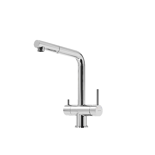 Смеситель для кухни SANCOS Spin SC4015CH с вытяжным изливом, c краном для фильтрованной воды хром Смеситель для кухни SANCOS Spin SC4015CH с вытяжным изливом, c краном для фильтрованной воды хром