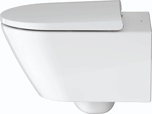 Унитаз подвесной Duravit D-Neo 45770900A1 Rimless с сиденьем микролифт Soft Close, цвет белый Унитаз подвесной Duravit D-Neo 45770900A1 Rimless с сиденьем микролифт Soft Close, цвет белый