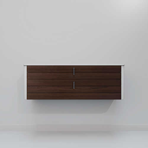 Тумба с раковиной ArtDecco Gabriella 120 AGB12W24S100 черный орех Тумба с раковиной ArtDecco Gabriella 120 AGB12W24S100 черный орех