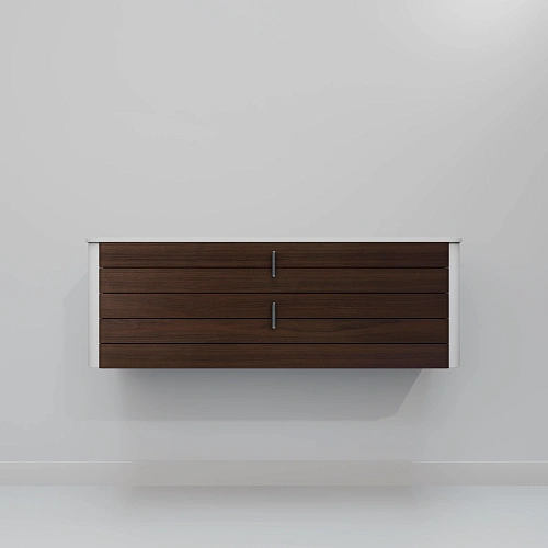 Тумба с раковиной ArtDecco Gabriella 120 AGB12W24S100 черный орех Тумба с раковиной ArtDecco Gabriella 120 AGB12W24S100 черный орех