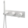 Смеситель для душа Remer Chrono CH97D2BO, белый матовый Смеситель для душа Remer Chrono CH97D2BO, белый матовый