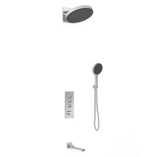 Душевая система Vincea VSFW-433TI3CH встраиваемый, термостатический, трехрежимный, хром Душевая система Vincea VSFW-433TI3CH встраиваемый, термостатический, трехрежимный, хром