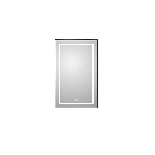 Зеркало BelBagno SPC-KRAFT-500-800-LED-TCH-WARM-NERO 500x32x800 мм с подсветкой сенсорным выключателем и подогревом Зеркало BelBagno SPC-KRAFT-500-800-LED-TCH-WARM-NERO 500x32x800 мм с подсветкой сенсорным выключателем и подогревом