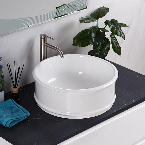 Раковина BelBagno BB1383 450x450 белый Раковина BelBagno BB1383 450x450 белый