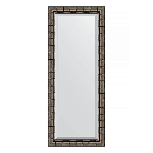 Зеркало в багетной раме Evoform Exclusive BY 1166 58 x 143 см, серебряный бамбук Зеркало в багетной раме Evoform Exclusive BY 1166 58 x 143 см, серебряный бамбук
