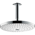 Верхний душ hansgrohe Raindance Select S 240 2jet потолочный, белый/хром 26467400 Верхний душ hansgrohe Raindance Select S 240 2jet потолочный, белый/хром 26467400