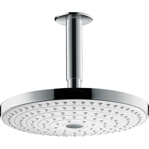 Верхний душ hansgrohe Raindance Select S 240 2jet потолочный, белый/хром 26467400 Верхний душ hansgrohe Raindance Select S 240 2jet потолочный, белый/хром 26467400