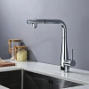 Смеситель для кухни AQUAme Cucina AQM9902CR с выдвижным изливом, хром Смеситель для кухни AQUAme Cucina AQM9902CR с выдвижным изливом, хром