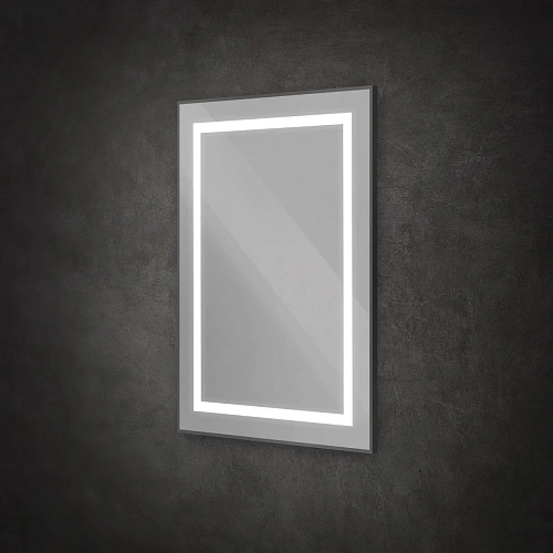 Зеркало BelBagno SPC-KRAFT-500-800-SENS-NERO 500x800x32 мм с подсветкой и сенсорным выключателем Зеркало BelBagno SPC-KRAFT-500-800-SENS-NERO 500x800x32 мм с подсветкой и сенсорным выключателем