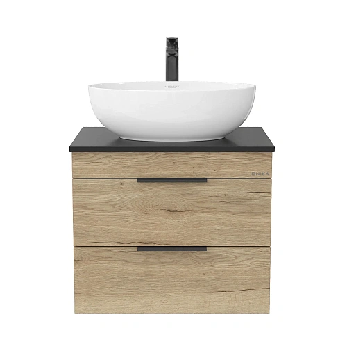 Тумба под раковину Onika Легран 60 см 106162 подвесная, дуб галифакс, под столешницу Тумба под раковину Onika Легран 60 см 106162 подвесная, дуб галифакс, под столешницу